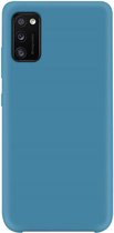 Coque en siliconen hoesje TPU Samsung Galaxy A41 en caoutchouc souple souple - Blauw