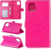 iPhone 11 hoesje book case roze