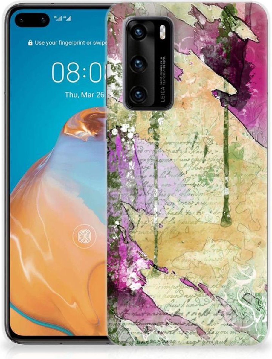 Hoesje maken Huawei P40 Letter Painting