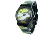 Akyol - Army Kinderhorloge Groen -Horloge- Camouflage/Leger - Kunststof/Plastic -Akyol -