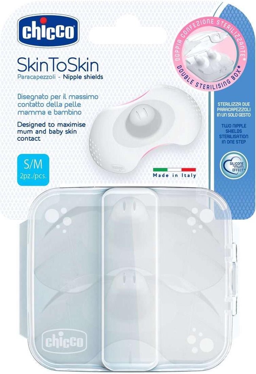 Goedkoopste Chicco - SkinToSkin Silicone Breast Shield - S/M