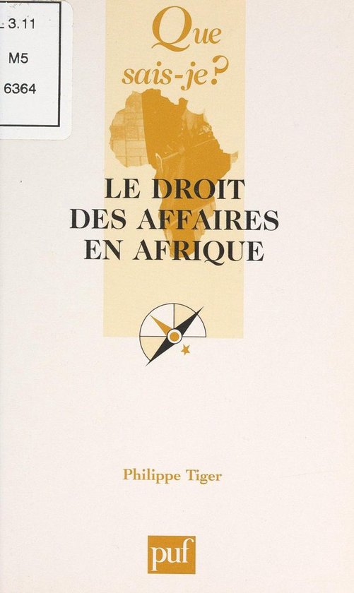 Le droit des affaires en Afrique - cover