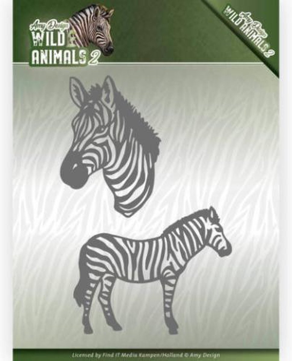 Dies - Amy Design - Wild Animals 2 - Zebra