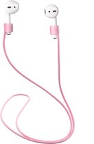 Airpods Strap - Siliconen Koord voor Iphone Airpods - Sport Trainen Sportief Handig Gemakkelijk - Anti-Lost - Roze Pink - lengte 52 cm