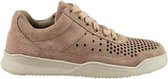 Braqeez 419290-470 Meisjes Lage Sneakers - Roze - Suède - Veters