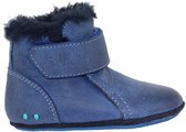 Bunnies JR Zelma Zacht Uni Babylaarsjes - Blauw - Leer - Klittenband