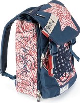 Spirit USA Blue backpack with flap