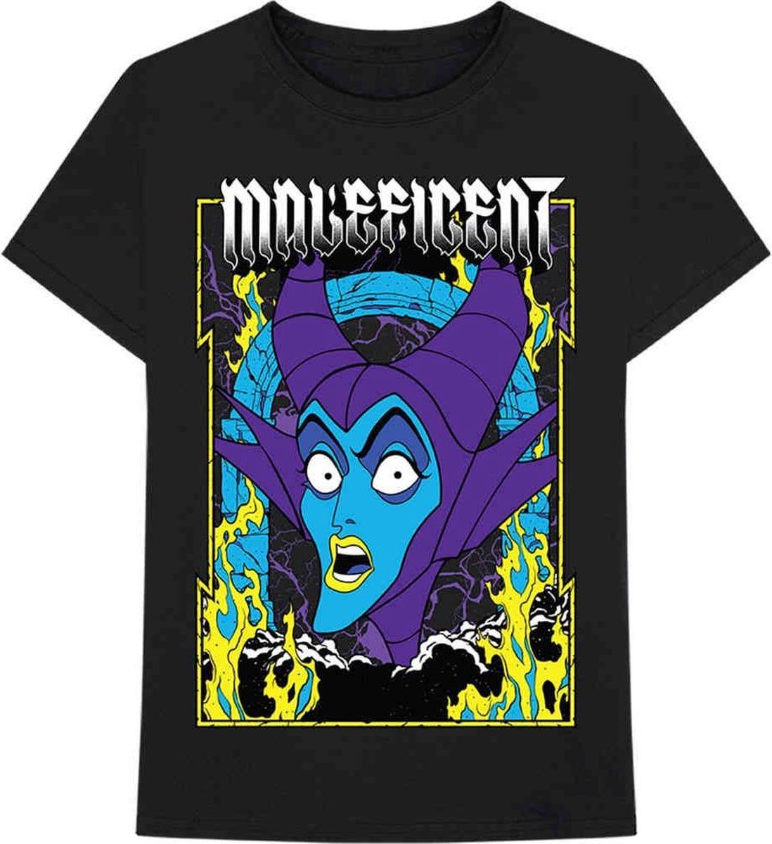 Disney Maleficent Heren Tshirt -L- Villain Zwart