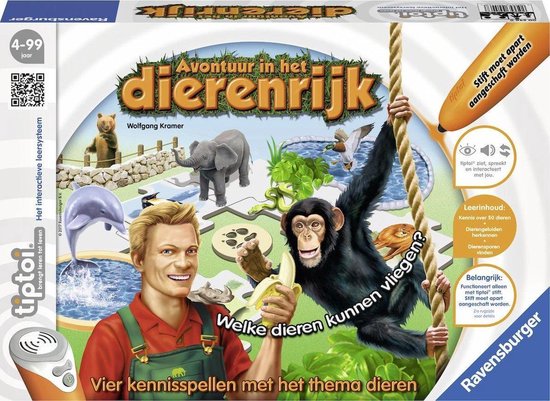 tiptoi® spel Avontuur in het Dierenrijk - Ravensburger - Leersysteem