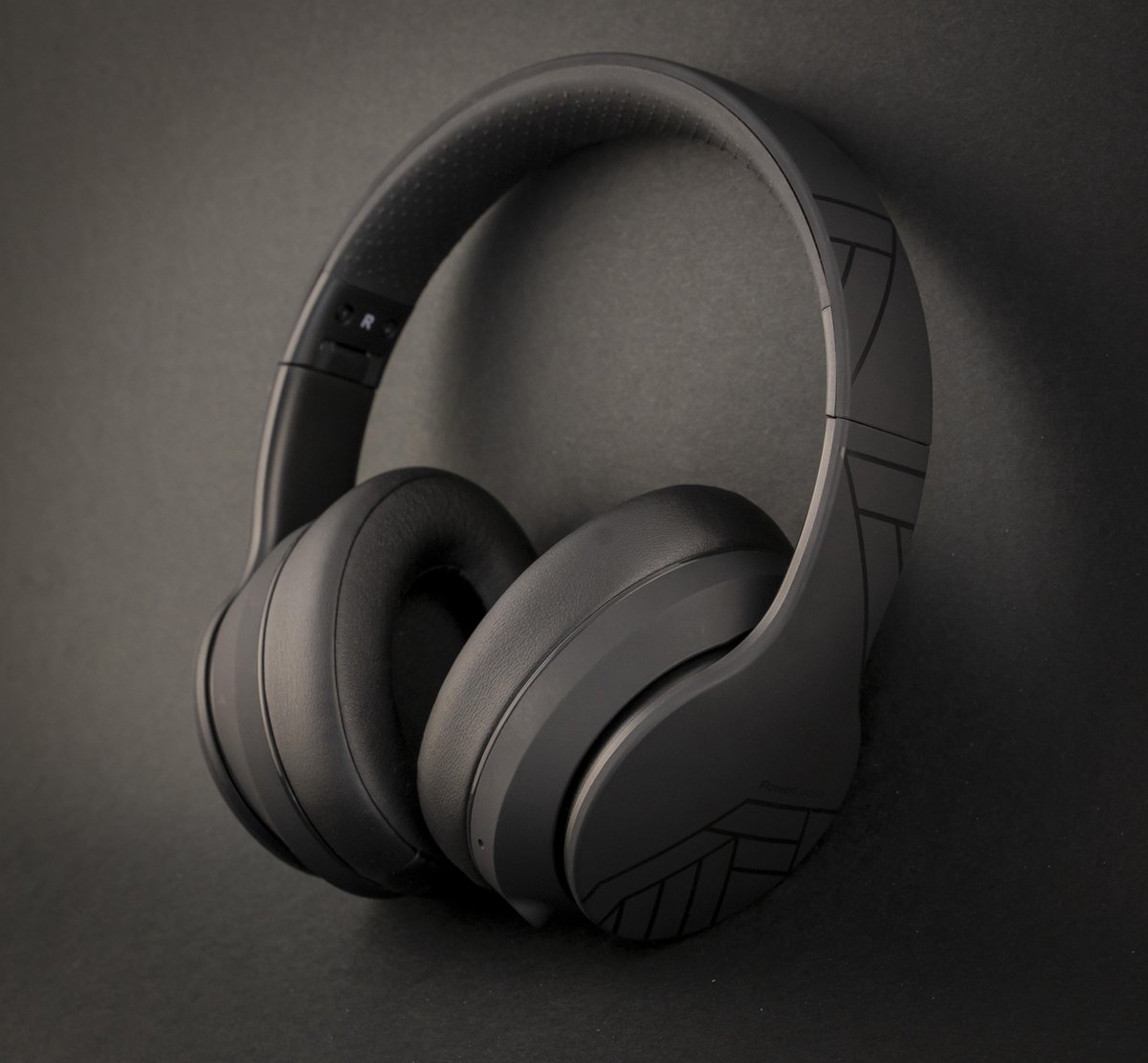 PowerLocus P6 Draadloze Over-Ear Koptelefoon Inklapbaar - Bluetooth Hoofdtelefoon - Met microfoon - Zwart – foto 5
