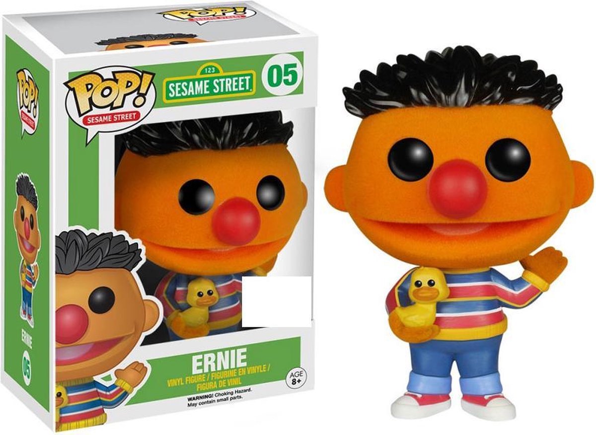 Funko Pop - Sesamstraat: Ernie (Flocked) | bol.com