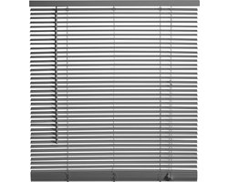 Timlux - Houten Jaloezie - 25 mm - Donkergrijs - 110x175cm