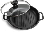 Nuovva Wonder Pan - 28cm Grillpan met Deksel