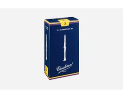 Vandoren Classic Bb-Klarinette 2,5 doos met 10 rieten - Riet voor Bb klarinet (Frans)