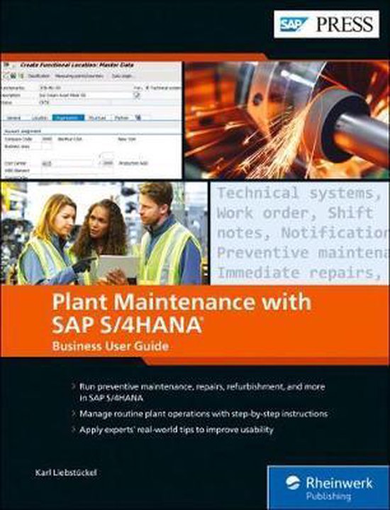 Plant Maintenance with SAP S/4HANA: Business User Guide - cover