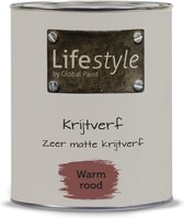 Lifestyle Krijtverf - Warm rood - 1 liter