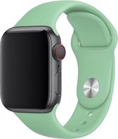 iWatch bandje – Spearmint – 38/40 mm – Apple Watch – Sportbandje – Spearmint - S/M – Siliconen - Apple Watch Serie 3/2/1 – Apple Watch Serie 5/4