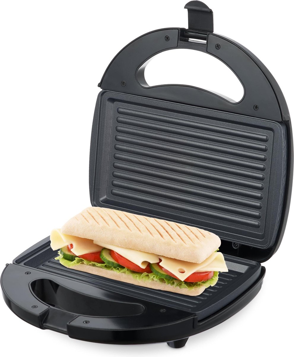 MOA Tosti Apparaat - Tosti IJzer - Contactgrill - Sandwich Maker - SW18 - MOA