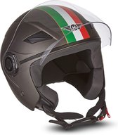 MOTO U53 Jethelm scooterhelm, motorhelm, Venice Titan. S, hoofdomtrek 55-56cm