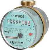 Wassser Geräte Watermeter - warmwater - 1" 130 mm tot 4 m³/h