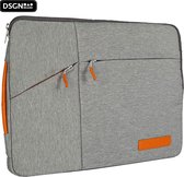 DSGN TRANSIT - Laptophoes 14 inch - Laptoptas - Notebook - Chromebook - Laptop Sleeve Hoes Case - Handvat - Waterdicht - Extra Vakken - Grijs