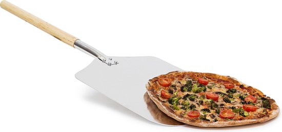 Relaxdays pizzaschep – Vierkant – Metaal