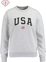 America Today Dames Sweater - Soel - Grijs - Maat: S