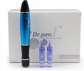 Micro Needling Pen A1 van Dr. Pen - Huidverzorging - Rimpels - Littekens - Huid Stimulans - Draadloze Derma Pen - Micro Needle Therapy - Inclusief 2 Gratis Cartridges - Geschikt Vo