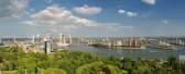 Fotobehang Rotterdam Skyline en Kop van Zuid 250 x 260 cm - € 175,--