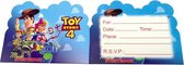 ProductGoods - 10 Stuks Verjaardag Uitnodigingskaartjes ToyStory - Uitnodigingskaarten ToyStory - Verjaardagsfeest - Themafeest - Kinderfeestje - Invulbaar - Toy Story - Kinderen