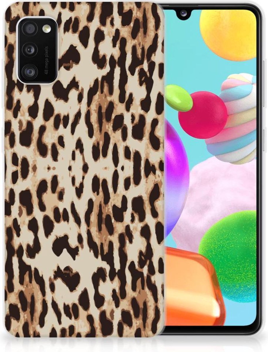 Samsung Galaxy A41 TPU Hoesje Leopard