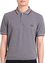 Fred Perry T-shirt - Mannen - grijs,paars