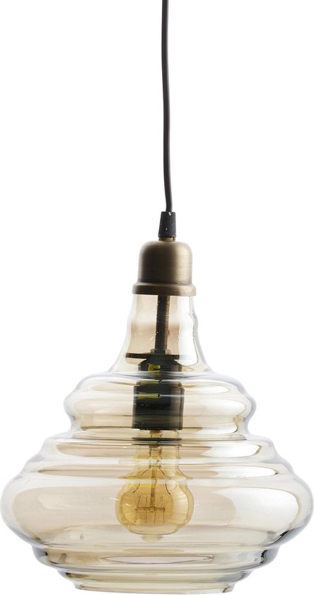 vaak Brutaal Consumeren BePureHome Pure Vintage Hanglamp - Glas - Antique Brass - 28x25 | bol.com