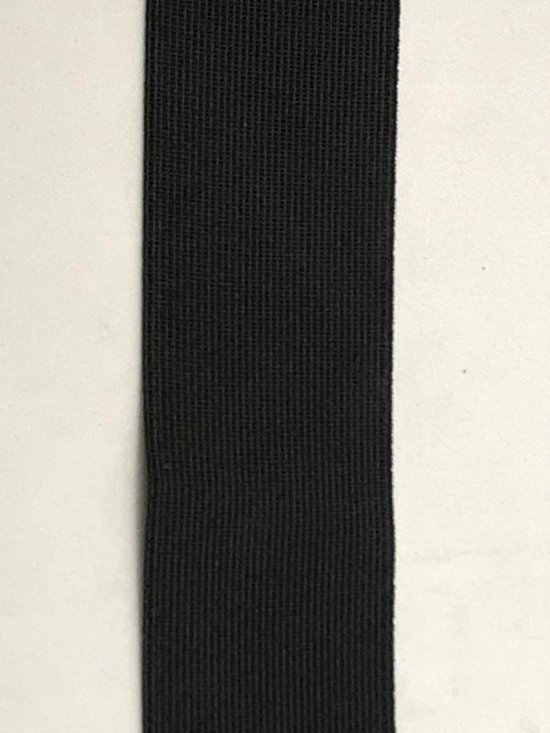zwart band - 2,5 m x 2 cm - bandelastiek - stevige kwaliteit - 20 mm breed -... | bol.com
