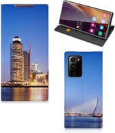 Hoesje Geschikt voor Samsung Galaxy Note 20 Ultra Telefoonhoesje Tekst Erasmusbrug Rotterdam