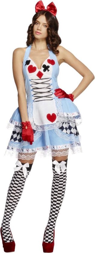 Ideaal Reis Zonnebrand Sexy Alice in Wonderland Jurkje - Maat L | bol.com