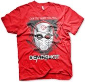 DC Comics Suicide Squad Heren Tshirt -XXL- Deadshot Rood