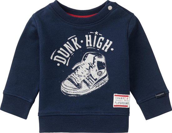 | Noppies Baby Jongens Sweater Pretoria Peacoat Noppies baby jongens sweater
