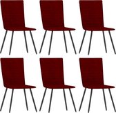Eetkamerstoelen set 6 stuks (Incl LW anti kras viltjes) - Eetkamer stoelen - Extra stoelen voor huiskamer - Dineerstoelen – Tafelstoelen