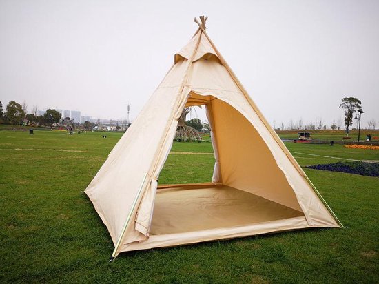 Beschietingen Ziekte Terugbetaling Tipi Tent - 3 personen - Outdoor camping - Hoge Kwaliteit - Ideaal voor  kamperen -... | bol.com
