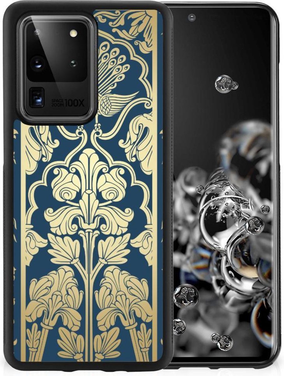 Samsung Galaxy S20 Ultra Skin Case Beige Flowers