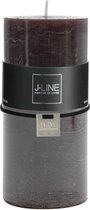 J-line Cilinderkaars Bruin/Zwart L -72H