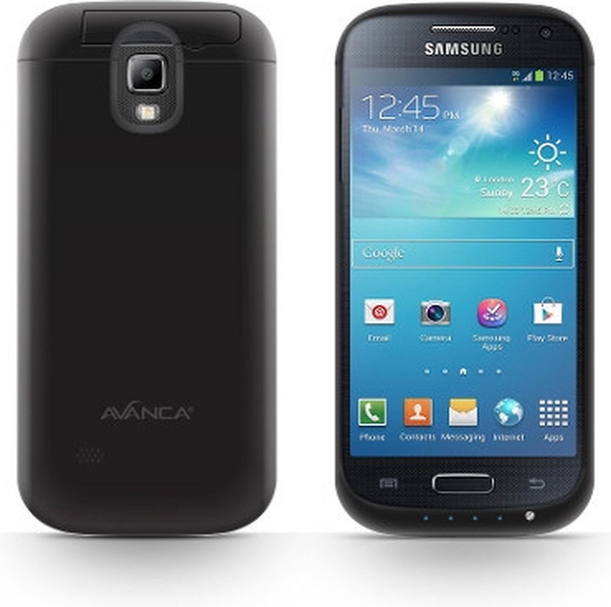 Een hekel hebben aan formeel Ploeg Avanca Externe Accu Case Samsung Galaxy S4 Zwart - Oplader - Beschermhoes -  Samsung -... | bol.com