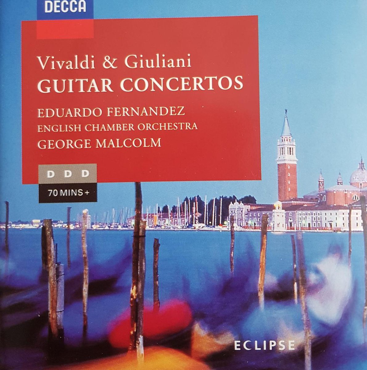 Giuliani: Gtr Cto In A / Vivaldi: Cto In D Minor