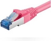 Microconnect 2m Cat6a S/FTP netwerkkabel S/FTP (S-STP) Roze