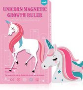 Magnetische en Schrijfbare Groeimeter van Unicorn tot 180 cm | Groeimeter Muursticker voor Kinderkamer