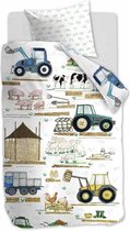 Beddinghouse Kids Farm - Dekbedovertrek - Junior - 120x150 cm - White