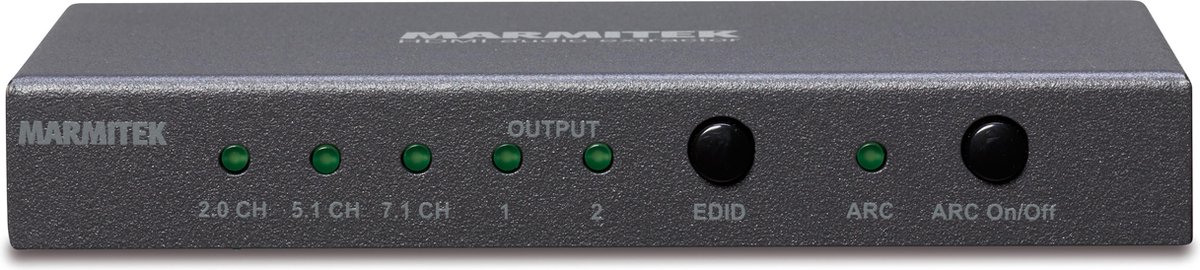 Marmitek HDMI audio extractor met ARC - Connect AE24 2.0 - 4K - HDMI 2.0 - ARC