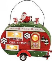 Kerst - Kerstdecoratie - Kerstdagen - Caravan met LED verlichting