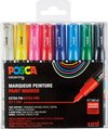 foto van Posca stiften set 1MC assorti kleuren